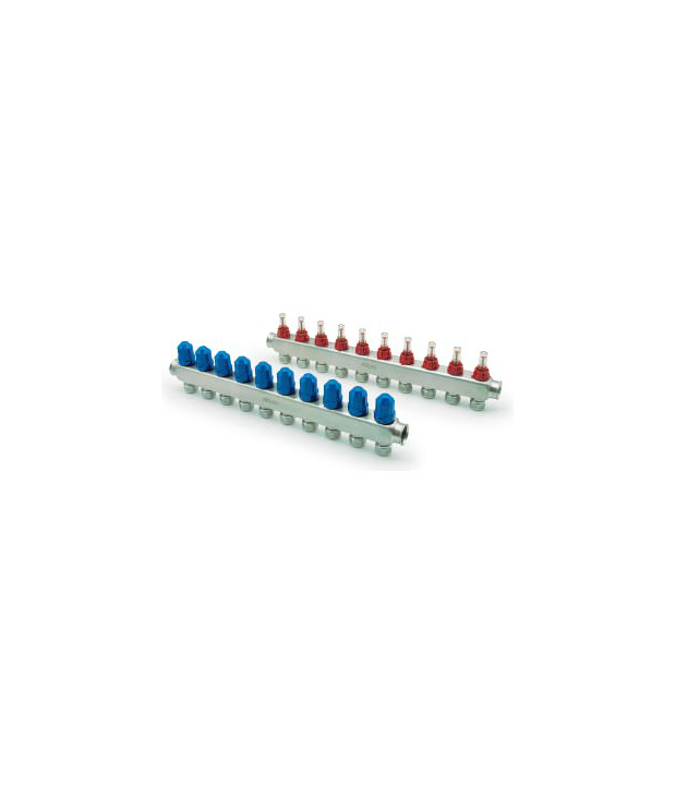 Atlas Paslanmaz Çelik Isıtma Kollektörü 1'' x 10 Çıkışlı