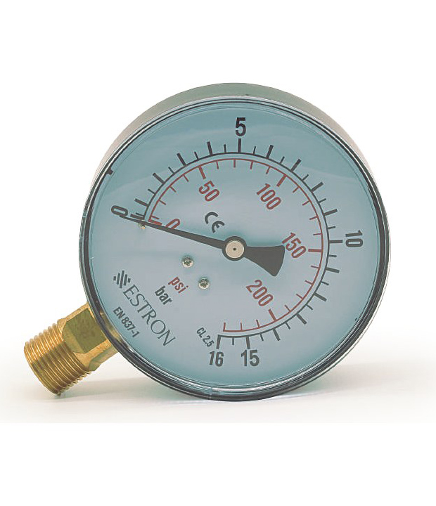 Atlas Manometre 63 mm 10 bar